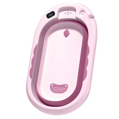TINA DE BAÑO PARA BEBE CON REGADERA SPLAH BABY CAM ROSADO - 2