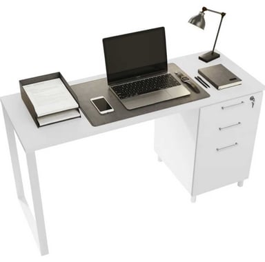 ESCRITORIO INDUSTRIAL VENTITAS PERU BÁRBARA 59.6 CM X 119.3 CM BLANCO - 1
