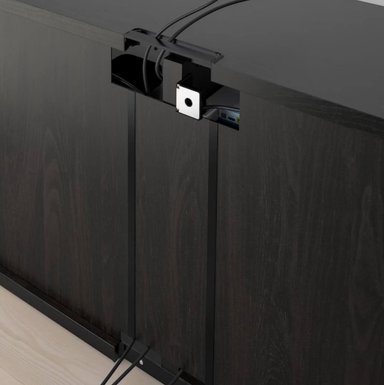 MESA DE TV VENTITAS PERU MAXINE MODERNA NEGRO - 3