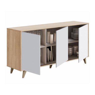 APARADOR VENTITAS PERU AUDREY VINTAGE DUNA BEIGE BLANCO - 3