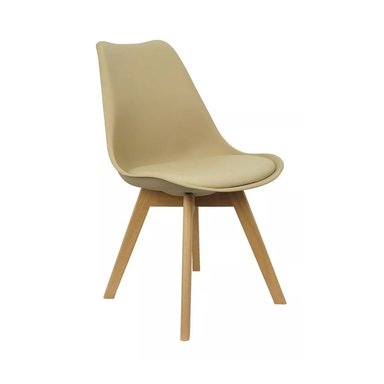 SILLA DE COMEDOR VENTITAS PERU LARIZZA NÓRDICA VENTITAS HOME BEIGE - 2