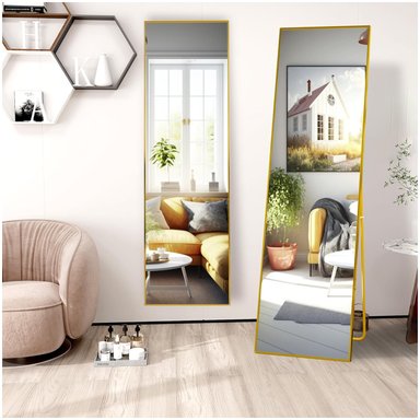 ESPEJO VENTITAS PERU PATRICE RECTANGULAR DORADO MINIMALISTA VENTITAS HOME - 2