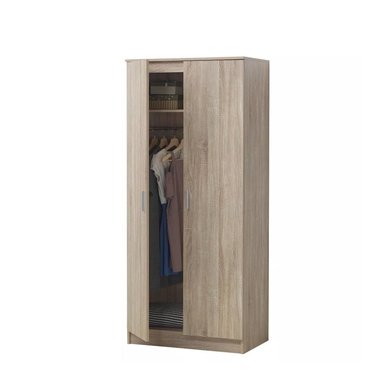 ROPERO VENTITAS PERU CASSANDRA MINIMALISTA ROVERE 2 PUERTAS BEIGE - 2
