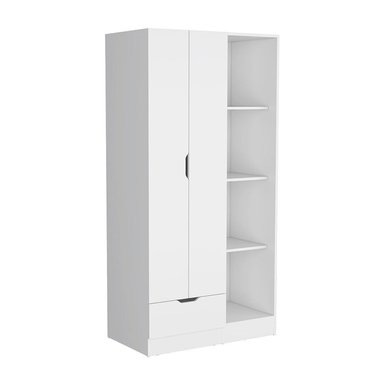 ROPERO VENTITAS PERU AMERICA MINIMALISTA 1 CAJON BLANCO - 3