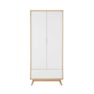 ROPERO VENTITAS PERU GRACIELA VINTAGE DUNA 2 PUERTAS 1 CAJON BEIGE BLANCO - 3