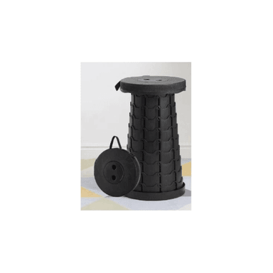 BANCO TELESCÒPICO PLEGABLE NEGRO - 2