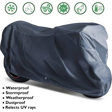 COBERTOR PARA MOTO LINEAL IMPERMEABLE Y AFELPADA TALLA L - 3