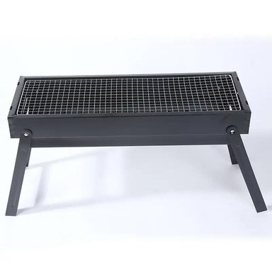 PARRILLA NEGRO A CARBON PLEGABLE PORTATIL PLAYA CAMPAMENTO - 5