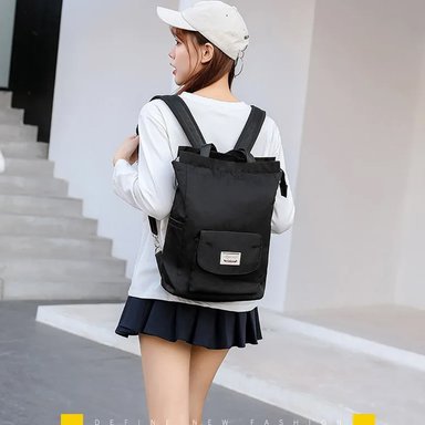 MOCHILA LAPTOP OEM BP32 NEGRO IMPERMEABLE PARA ORDENADOR PORTÁTIL OXFORD USB - 4