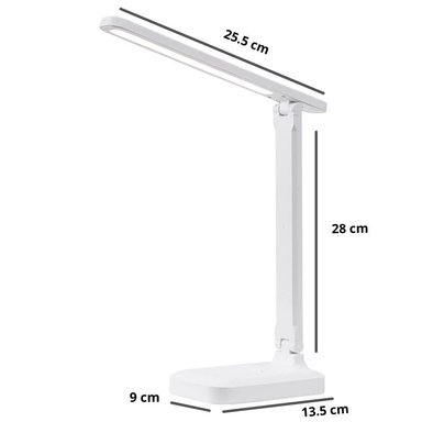 LÁMPARA DE ESCRITORIO LED TÁCTIL PLEGABLE RECARGABLE POR USB BL1269 - 5