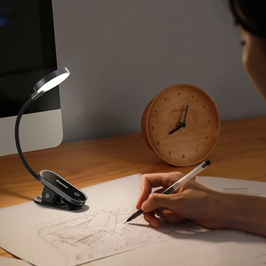 LÁMPARA LED MINI CLIP LUZ REGULABLE USB BASEUS DGRAD-0G - 4