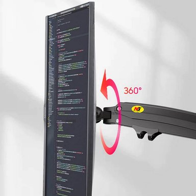 BRAZO RACK GIRATORIO PARA 2 MONITORES 17' A 27' NORTH BAYOU H180 - 4