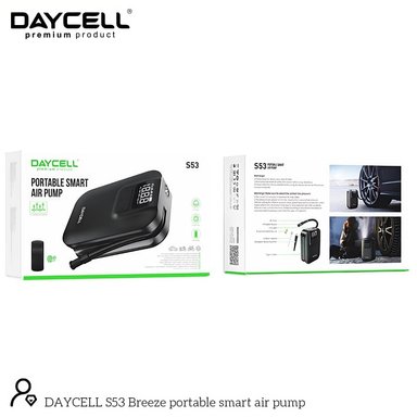 COMPRESOR DAYCELL S53 PORTÁTIL DE AIRE AUTO MOTO INFLADOR LLANTA - 3