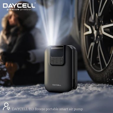 COMPRESOR DAYCELL S53 PORTÁTIL DE AIRE AUTO MOTO INFLADOR LLANTA - 4