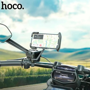 SOPORTE HOCO MOTO BICICLETA SCOOTER CA119 NEGRO - 5