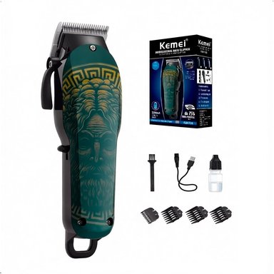 CORTADORA CABELLO CLIPPER RECARGABLE KEMEI KM-735 4H INALAMBRICO - 4