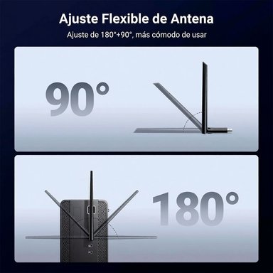 ADAPTADOR WIFI USB UGREEN AX900 CM763 DUAL BAND 2.4G 5G WIFI - 8