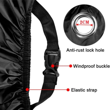 FUNDA COBERTOR AFELPADA PARA MOTO LINEAL IMPERMEABLE XXL - 2