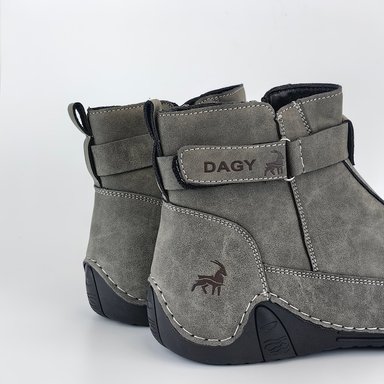 BOTINES CASUALES UNISEX RINODERINA MICROFIBRA GRIS PAREJAS ZC8806 - 5