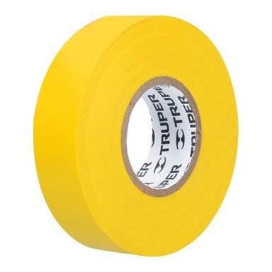 CINTA AISLANTE TRUPER 18M X 19MM AMARILLO - 12503 - 2