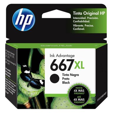 CARTUCHO HP 3YM81AL NEGRO TINTA 667XL ORIGINAL - 1
