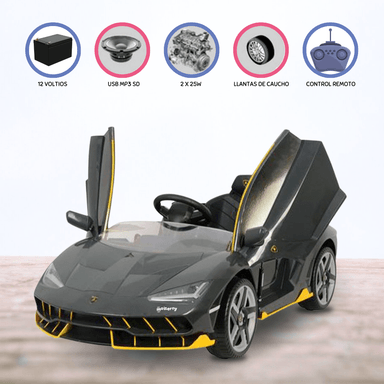 CARRO A BATERÍA LAMBORGHINI «CENTENARIO» BLACK - 1