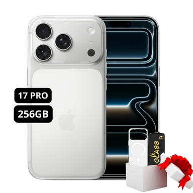 APPLE IPHONE 17 PRO 256GB ESIM - SILVER + MICA Y CASE DE REGALO - 1