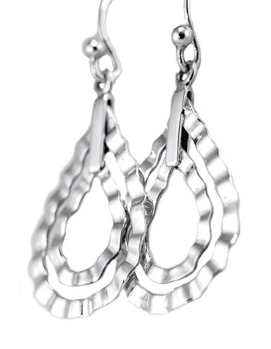 ARETE RELISE CINTA LAGRIMA PLATA - 2