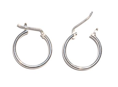 ARETES RELISE ARGOLLAS PEQUEÑAS 2 CMS DIAMETRO - 2