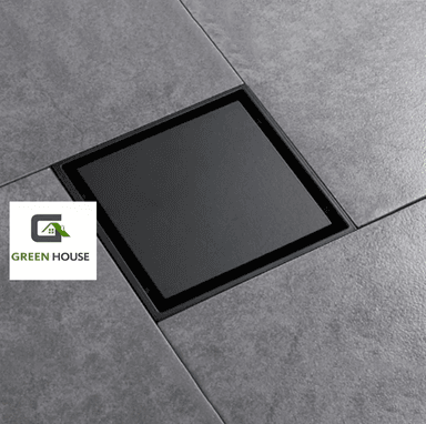 SUMIDERO REVERSIBLE ACERO SUS 304 DE 10CM NEGRO - 2