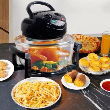 FREIDORA DE AIRE RAF 12 LITROS HALÓGENA – COCINA MÁS RÁPIDO, SALUDABLE Y SIN ACEITE - 3