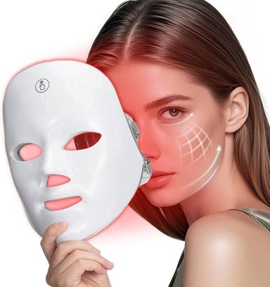 MÁSCARA LED FACIAL 7 COLORES REJUVENECIMIENTO USB - 1