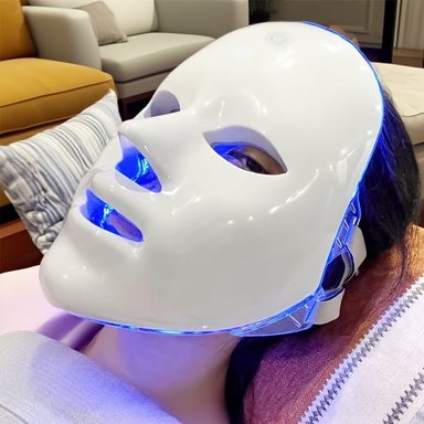 MÁSCARA LED FACIAL 7 COLORES REJUVENECIMIENTO USB - 2