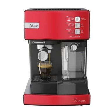 CAFETERA AUTOMATICA DE ESPRESSO ROJA OSTER PRIMALATTE BVSTEM6603R - 1