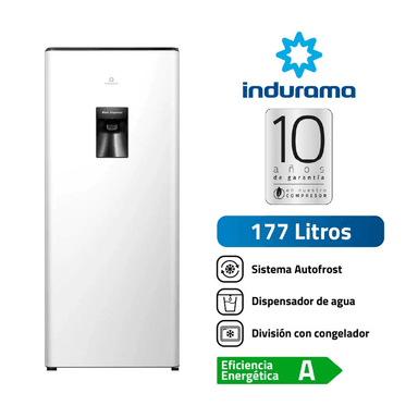 REFRIGERADORA INDURAMA RI-289DBL AUTOFROST 177L BLANCO BLANCO - 2