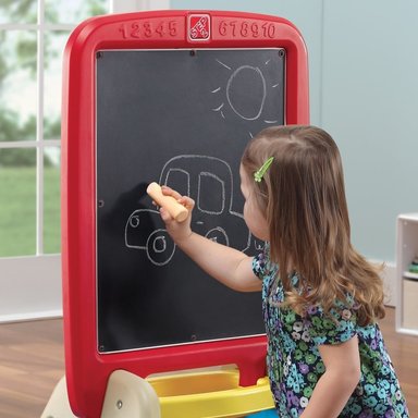 PIZARRA STEP2 ARTE NIÑOS ROJO DOS 105 X 56 CM - 3