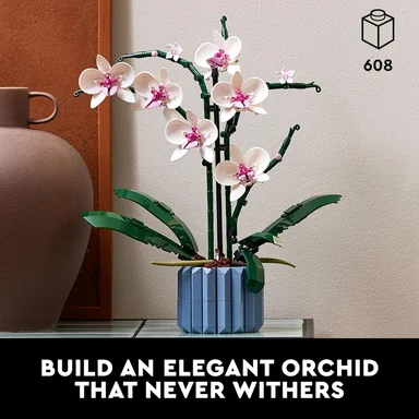 LEGO ICON BOTANICAL COLLECTION ORCHID 10311 ORQUIDEA plantas flores - 2
