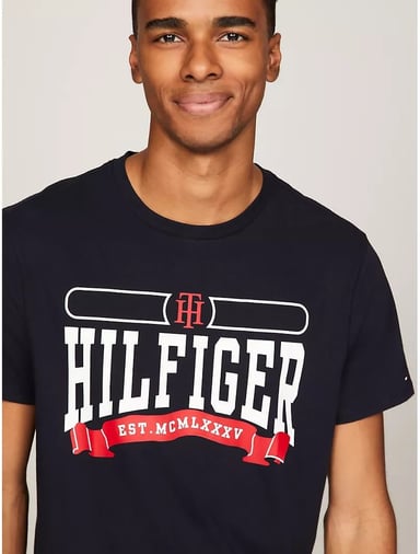 POLO MANGA CORTA HOMBRE TOMMY HILFIGER AZUL OSCURO TALLA S - 2