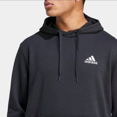 POLERA ADIDAS CON CAPUCHA PARA HOMBRE ESSENTIALS FLEECE HOODIE - 4