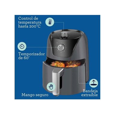 FREIDORA OSTER CKSTAF40MDF 4 L MANUAL 053 AIRE CONTROL NEGRO - 2
