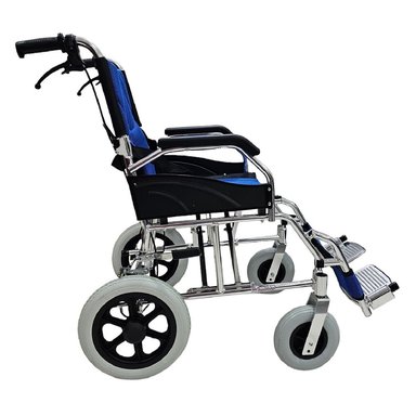 SILLA DE RUEDAS DE PASEO DE ALUMINIO ACOLCHADA - 2