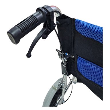 SILLA DE RUEDAS DE PASEO DE ALUMINIO ACOLCHADA - 3