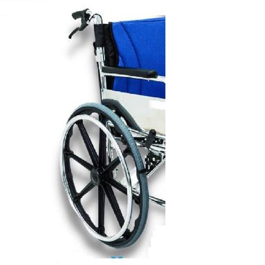 SILLA DE RUEDAS ESTANDAR ACOLCHADA CON FRENOS - 3