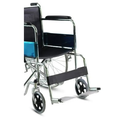 SILLA DE RUEDAS IMPORTADA AROS RAYOS LONA NEGRO - 3