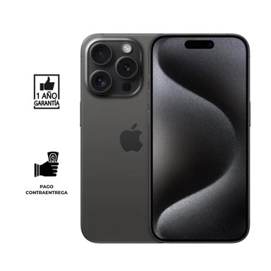 REACONDICIONADO IPHONE 15 PRO 128GB I GRADO B I COLOR NEGRO - 1