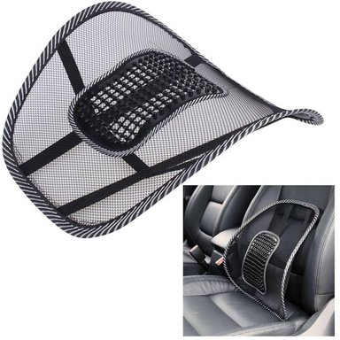 COJÍN OEM ASIENTO DE GEL ERGONÓMICO Y SOPORTE LUMBAR PARA SILLAS AZUL X 33 CM - 3