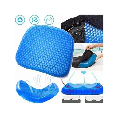 COJÍN AZUL ASIENTO DE GEL ERGONÓMICO PARA SILLAS DE 1000GRMS - 5