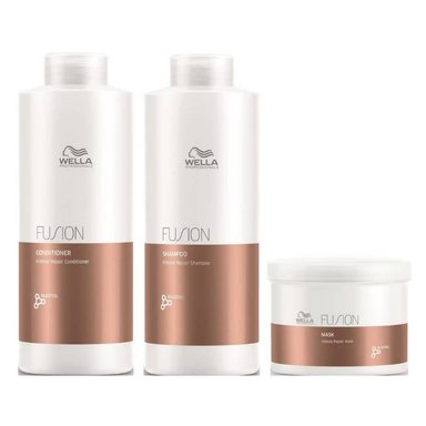 SHAMPOO WELLA PACK FUSION 1L ACONDICIONADOR 1L MASCARILLA 500ML - 1