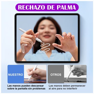 LÁPIZ LAPIZ IPAD RECHAZO PALMA MAGNETICO STYLUS RECARGABLE PREMIUM - 2