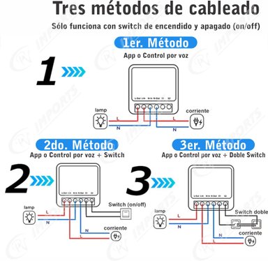 SWITCH INTELIGENTE WIFI MINI SMART INTERRUPTOR GOOGLE ALEXA OTROS - 2